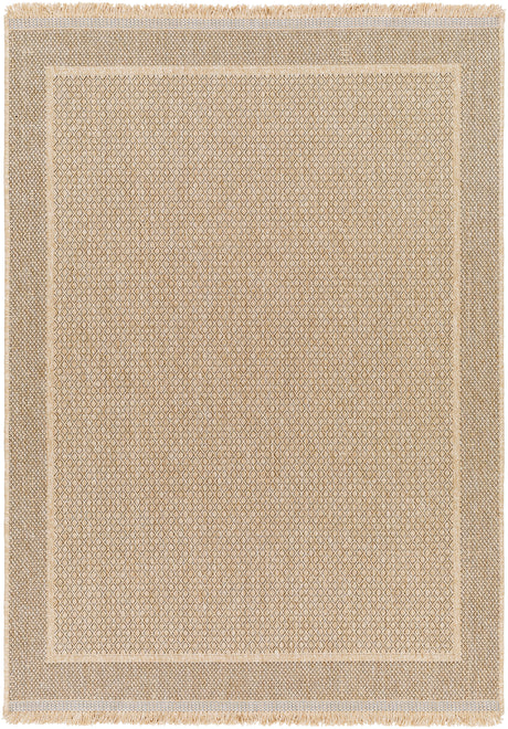 Surya Mirage Mge-2300 Tan, Black Rug.