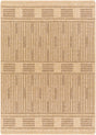 Surya Mirage Mge-2309 Tan, Dark Brown Rug.