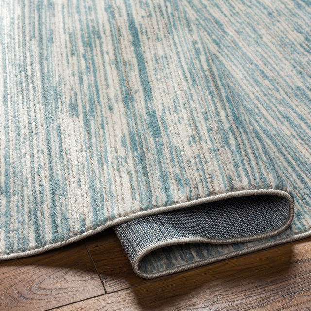 Surya Masha Mha-2302 Cream, Denim, Gray Rug.