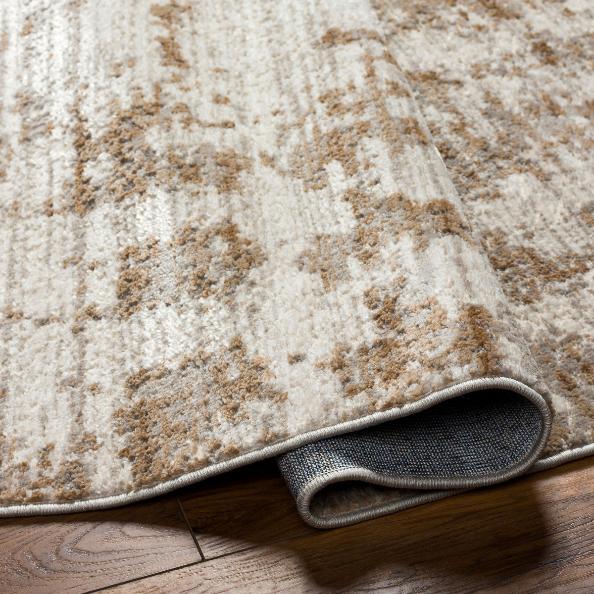 Surya Masha Mha-2304 Ivory, Cream, Light Brown, Gray, Brown Rug.