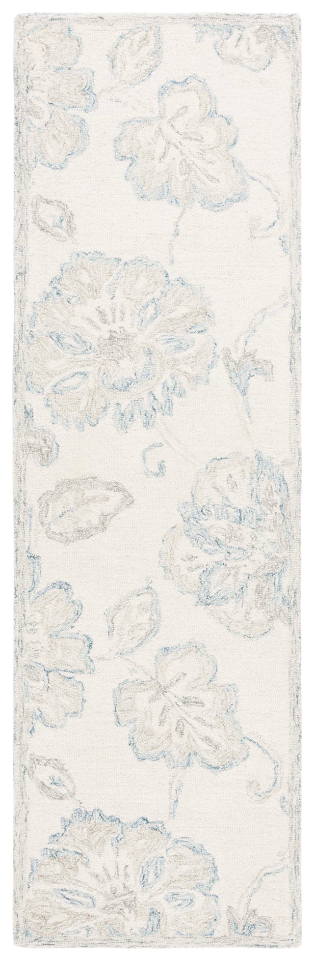 Safavieh Micro-Loop Mlp477A Ivory/Blue Rug.