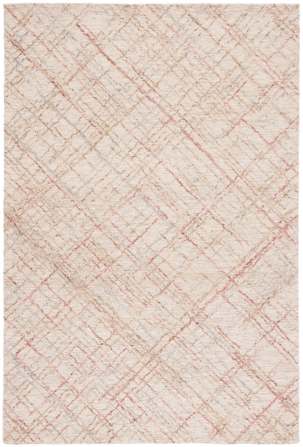 Safavieh Micro-Loop Mlp479Q Ivory/Red Rug.