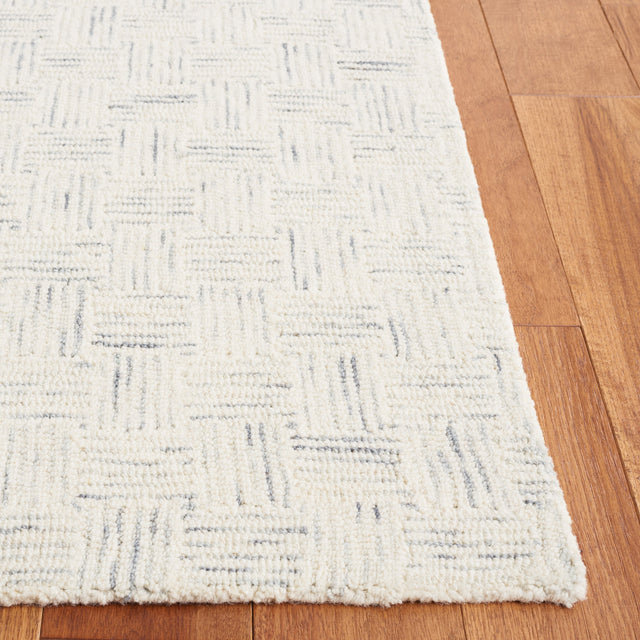Safavieh Micro-Loop Mlp537A Ivory/Grey Rug.