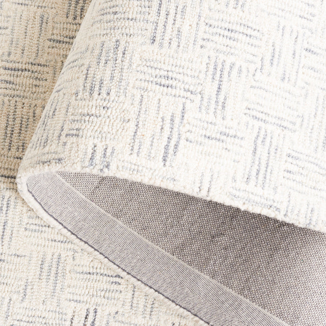 Safavieh Micro-Loop Mlp537A Ivory/Grey Rug.