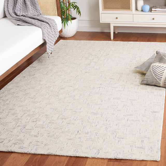 Safavieh Micro-Loop Mlp537A Ivory/Grey Rug.