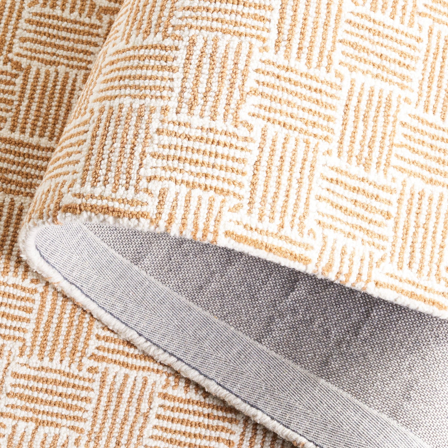 Safavieh Micro-Loop Mlp537D Light Gold/Ivory Rug.