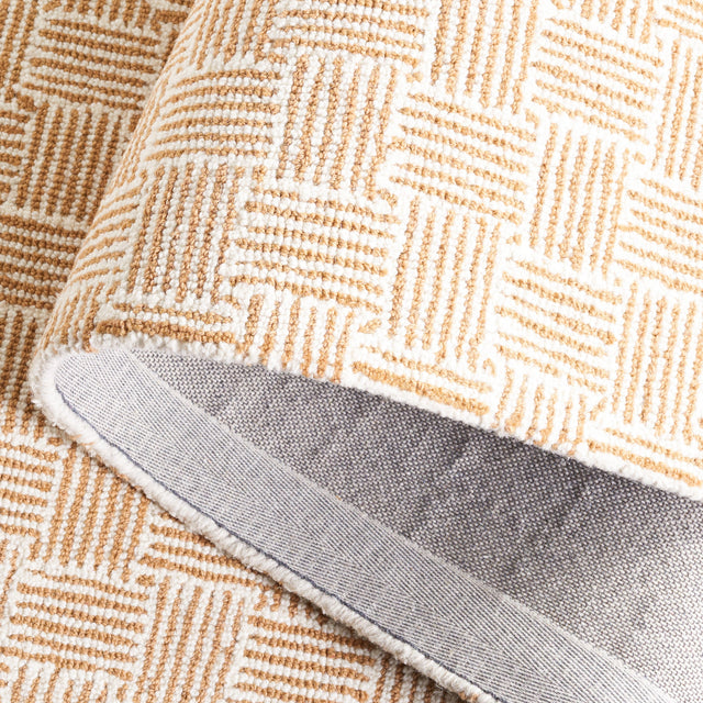 Safavieh Micro-Loop Mlp537D Light Gold/Ivory Rug.