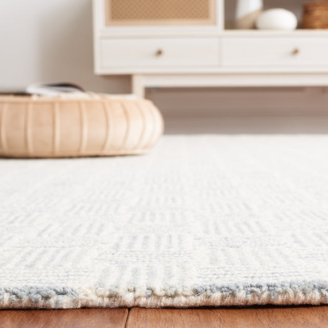 Safavieh Micro-Loop Mlp537G Grey/Ivory Rug.
