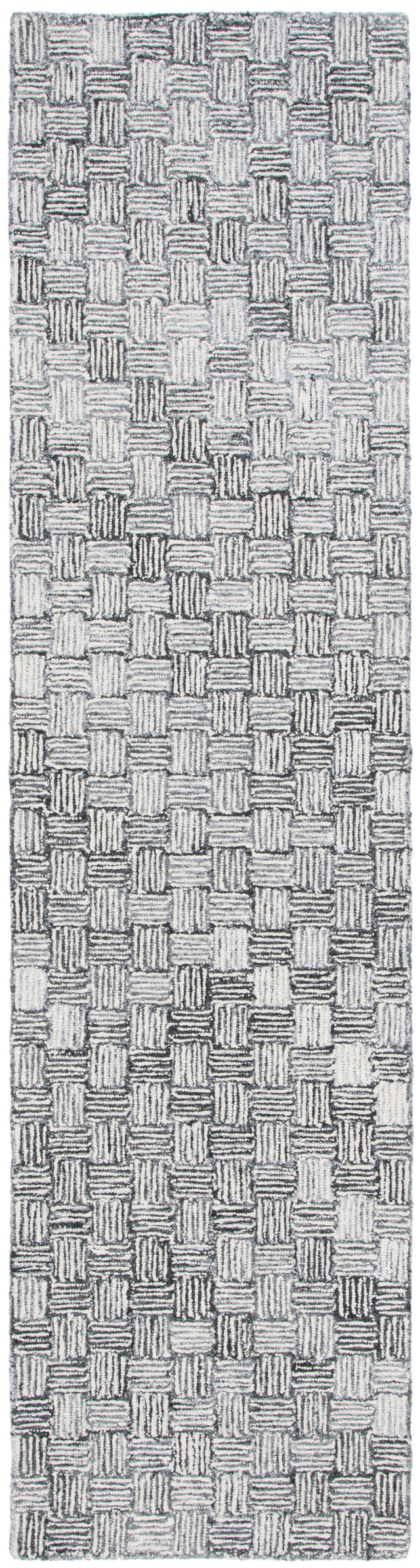 Safavieh Micro-Loop Mlp537H Dark Grey/Ivory Rug.
