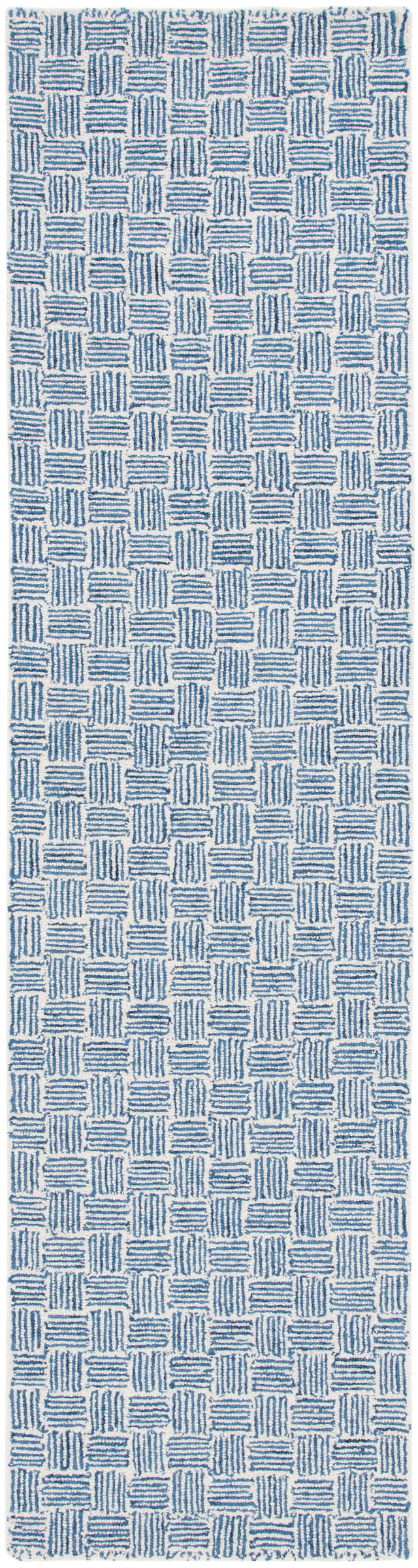 Safavieh Micro-Loop Mlp537N Navy/Ivory Rug.