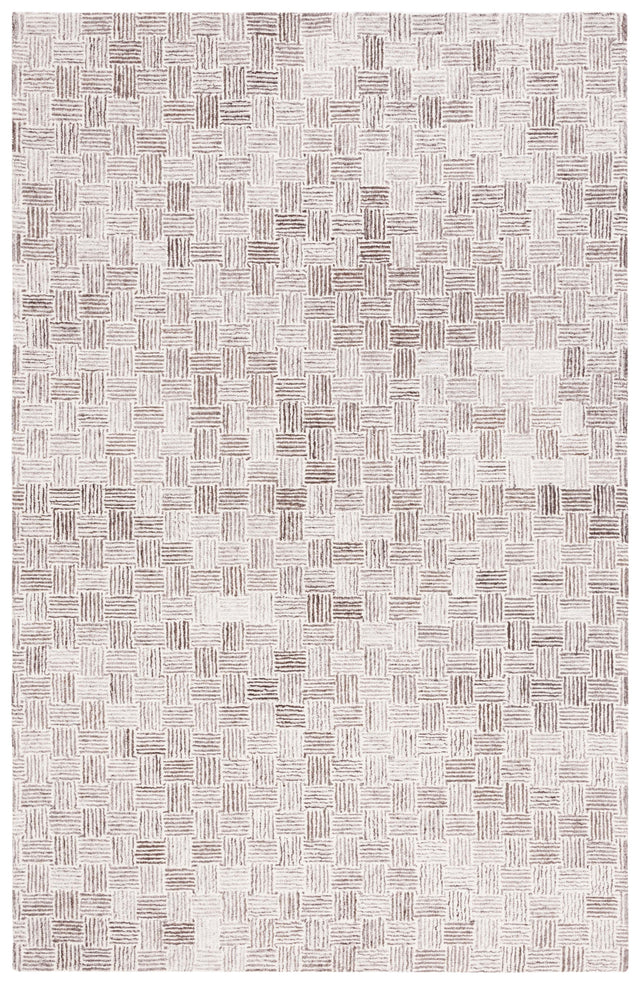 Safavieh Micro-Loop Mlp537T Brown/Ivory Rug.