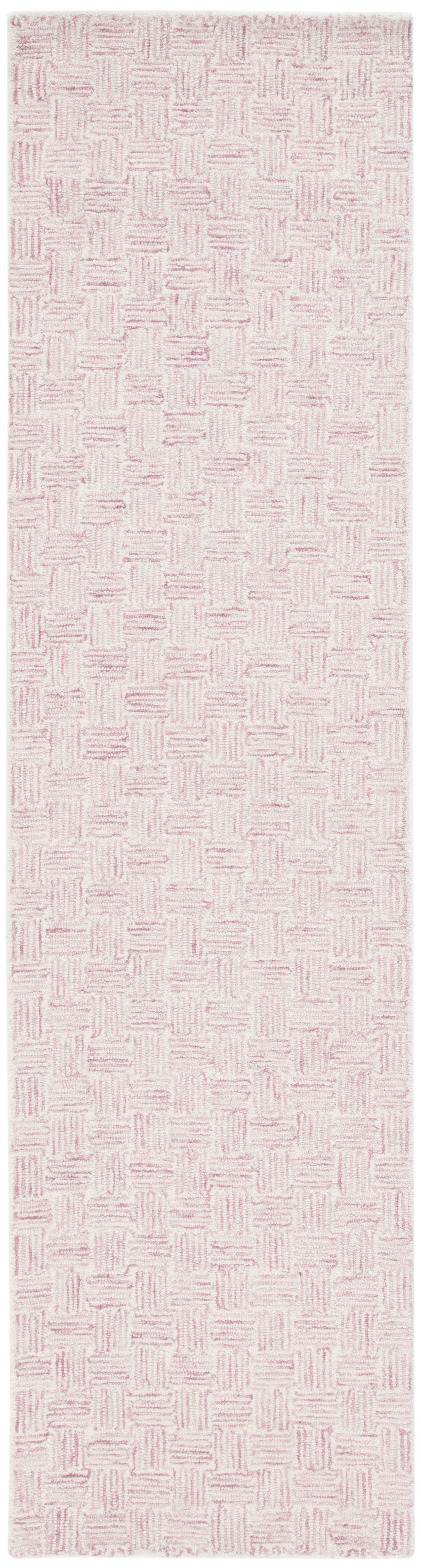 Safavieh Micro-Loop Mlp537U Pink/Ivory Rug.