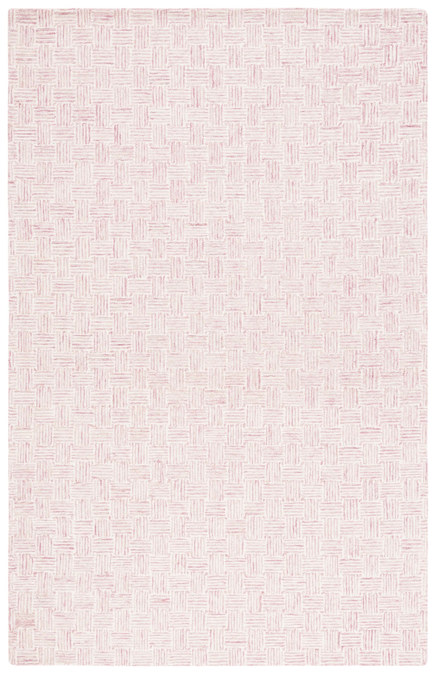Safavieh Micro-Loop Mlp537U Pink/Ivory Rug.
