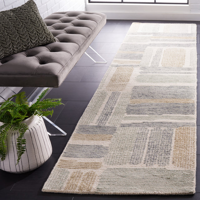 Safavieh Micro-Loop Mlp954A Ivory/Grey Rug.