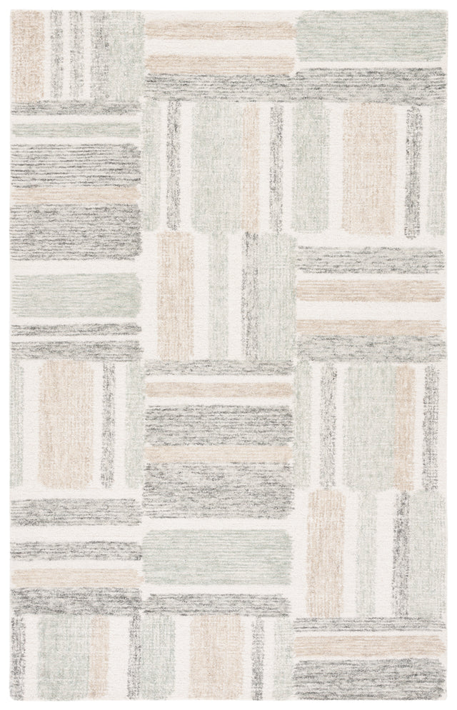 Safavieh Micro-Loop Mlp954A Ivory/Grey Rug.