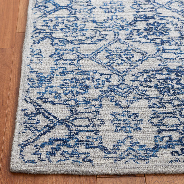 Safavieh Micro-Loop Mlp955M Blue Rug.