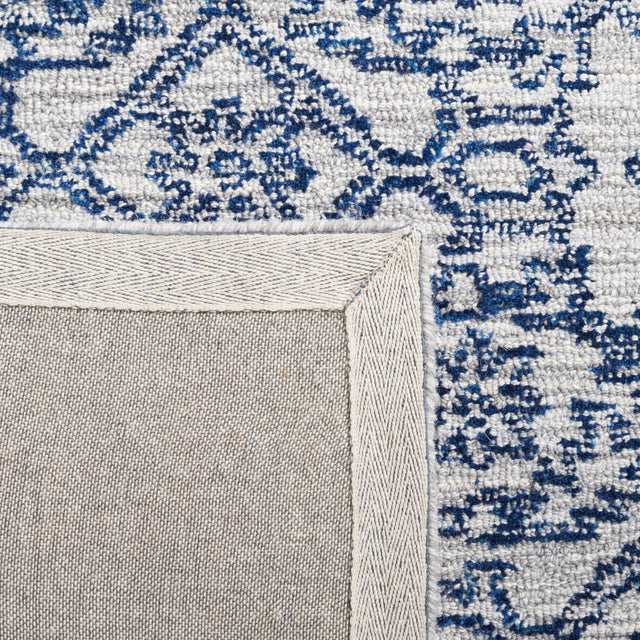 Safavieh Micro-Loop Mlp955M Blue Rug.