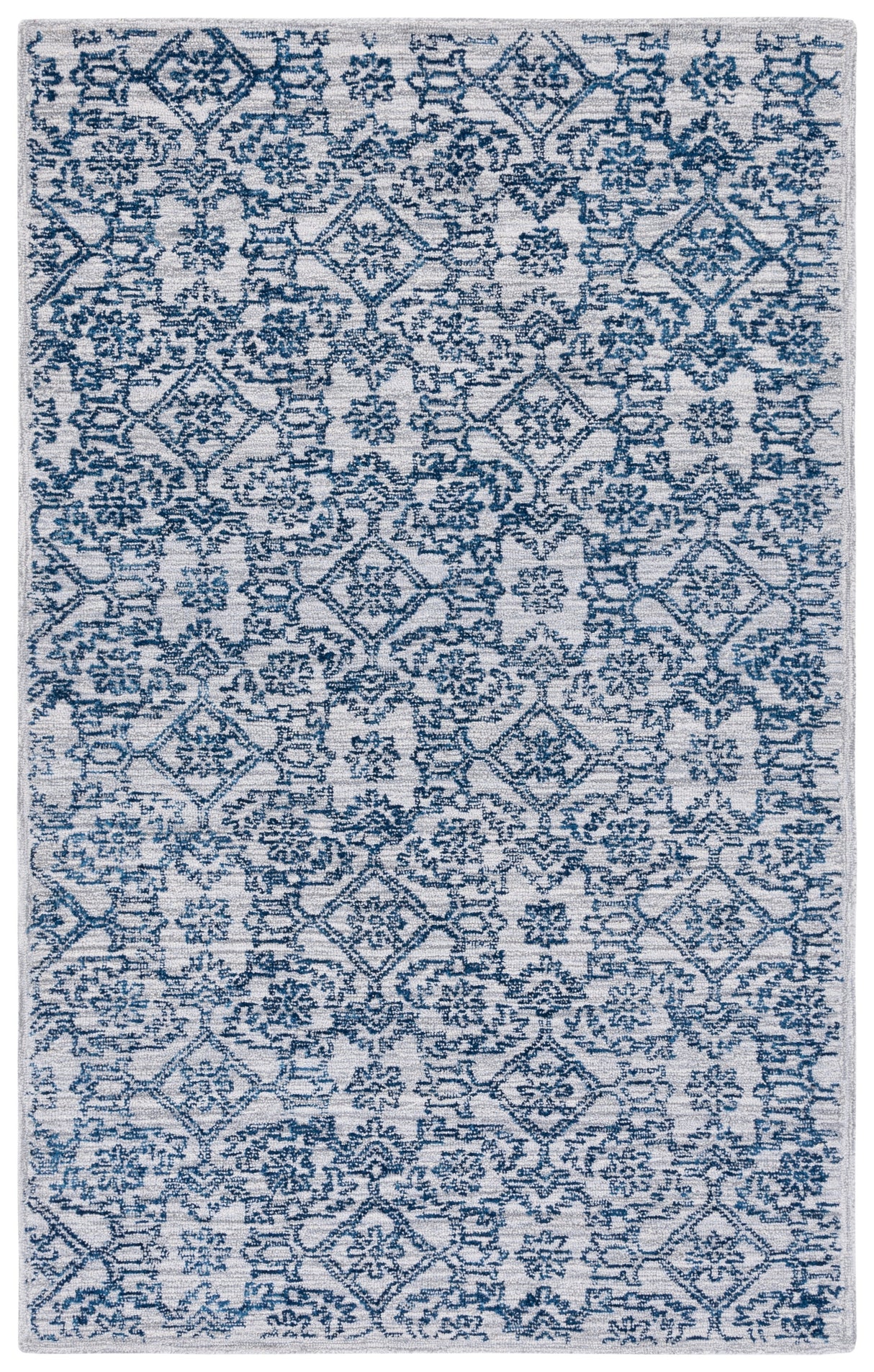 Safavieh Micro-Loop Mlp955M Blue Rug.