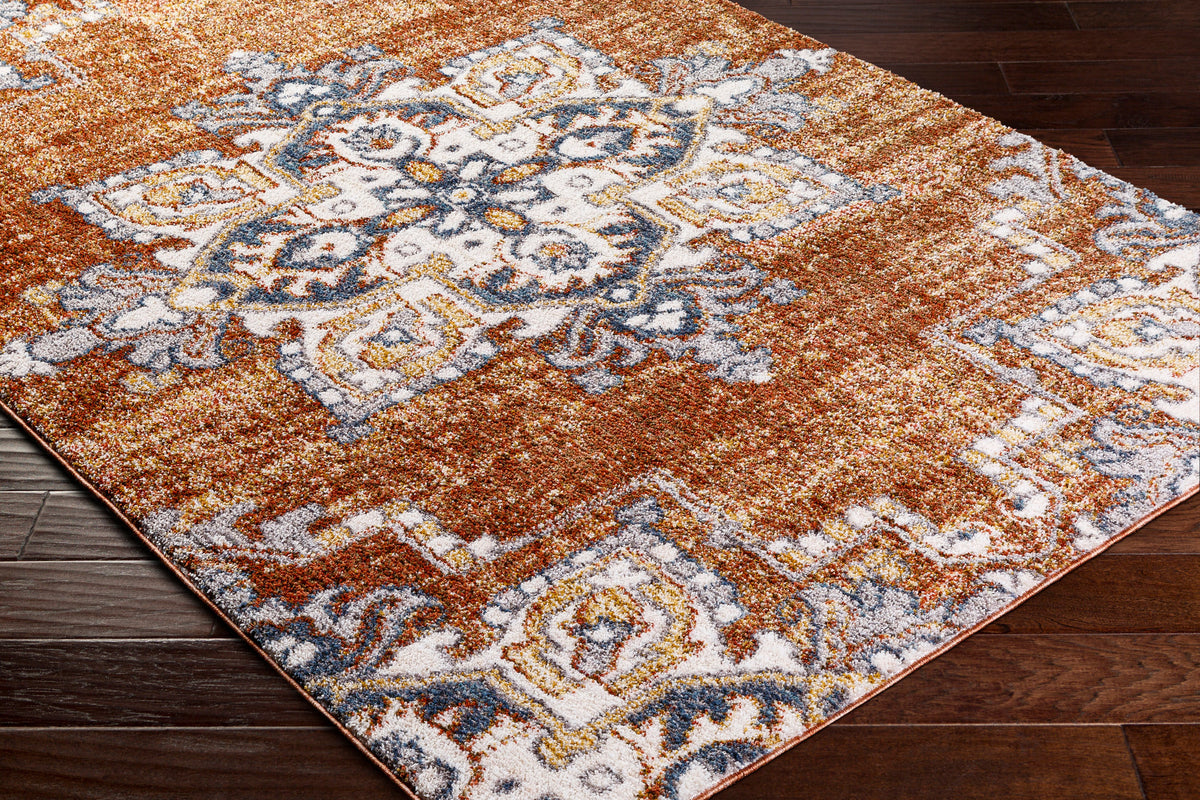 Surya Monet Mmo-2302 Camel, Clay, Brick, Warm Grey, Khaki, Pearl, Mocha Rug.