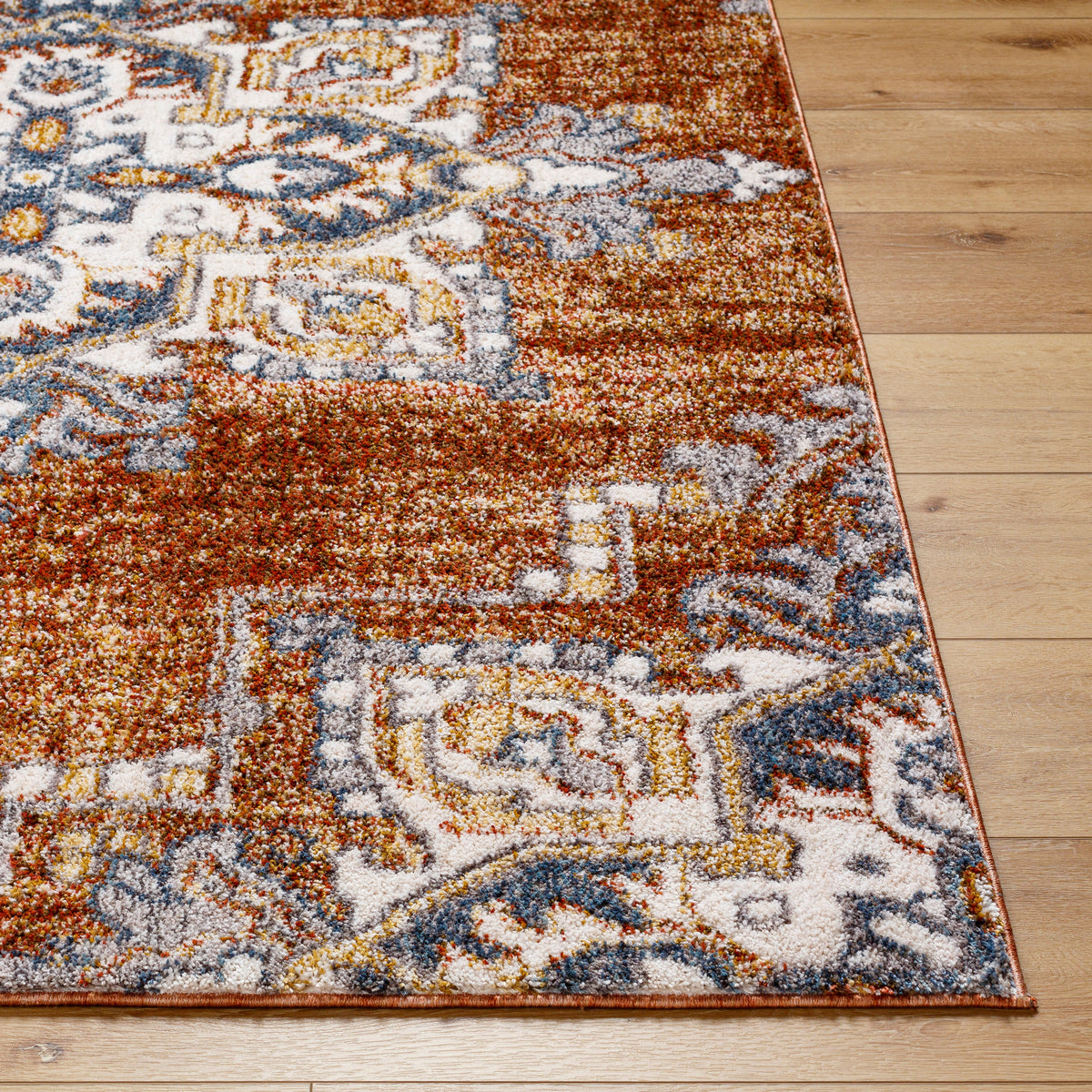 Surya Monet Mmo-2302 Camel, Clay, Brick, Warm Grey, Khaki, Pearl, Mocha Rug.