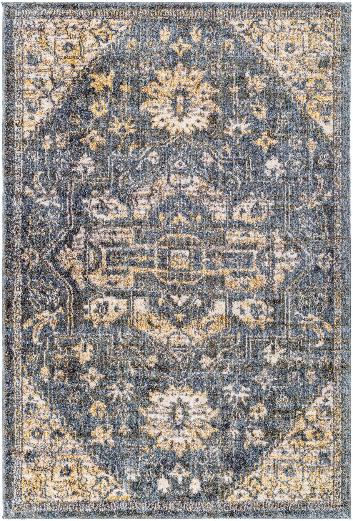 Surya Monet Mmo-2304 Nickel, Grey, Sage, Pewter, Metallic - Silver Rug.