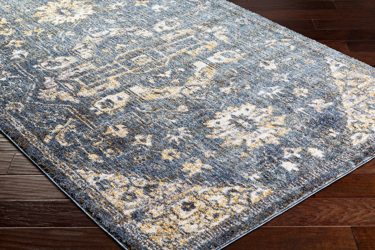 Surya Monet Mmo-2304 Nickel, Grey, Sage, Pewter, Metallic - Silver Rug.