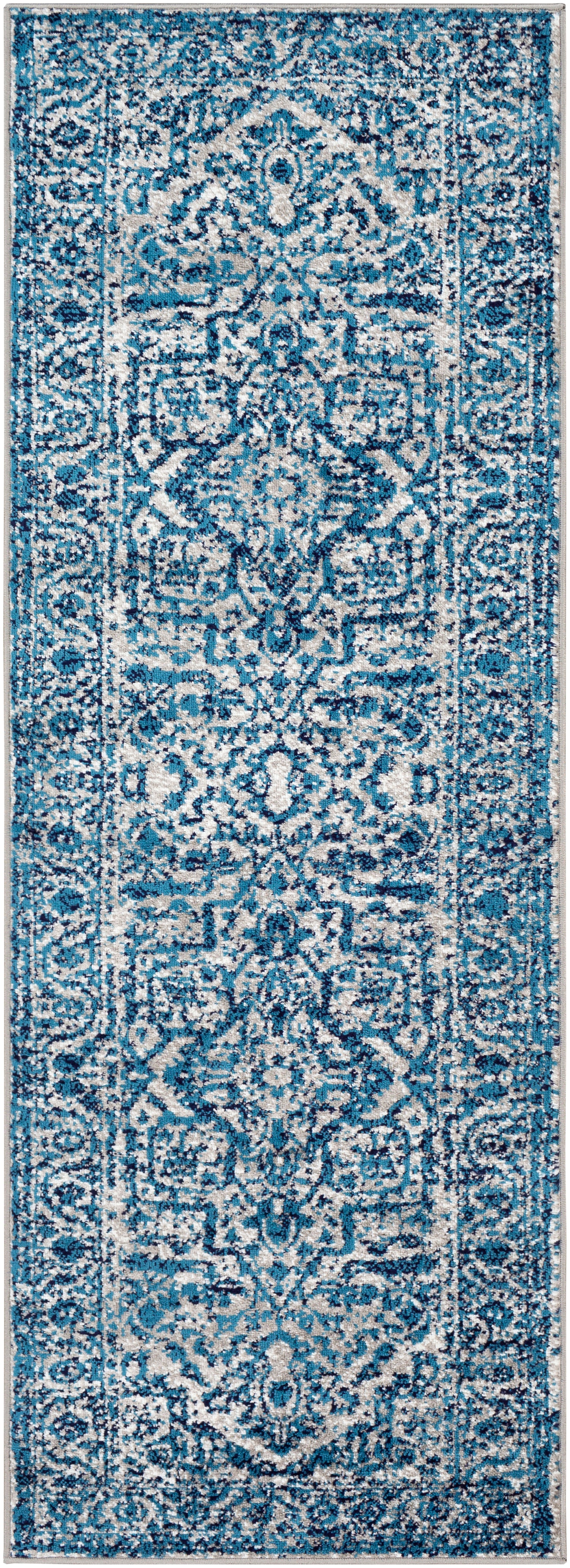 Surya Monte Carlo Mnc-2302 Blue, Light Gray, White, Navy Rug.