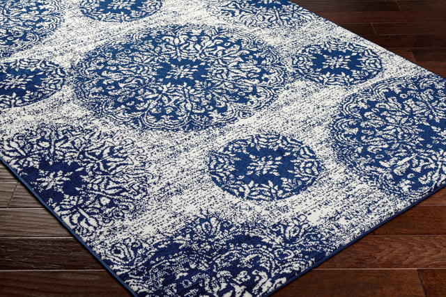 Surya Monte Carlo Mnc-2345 Dark Blue, Pale Blue Rug.