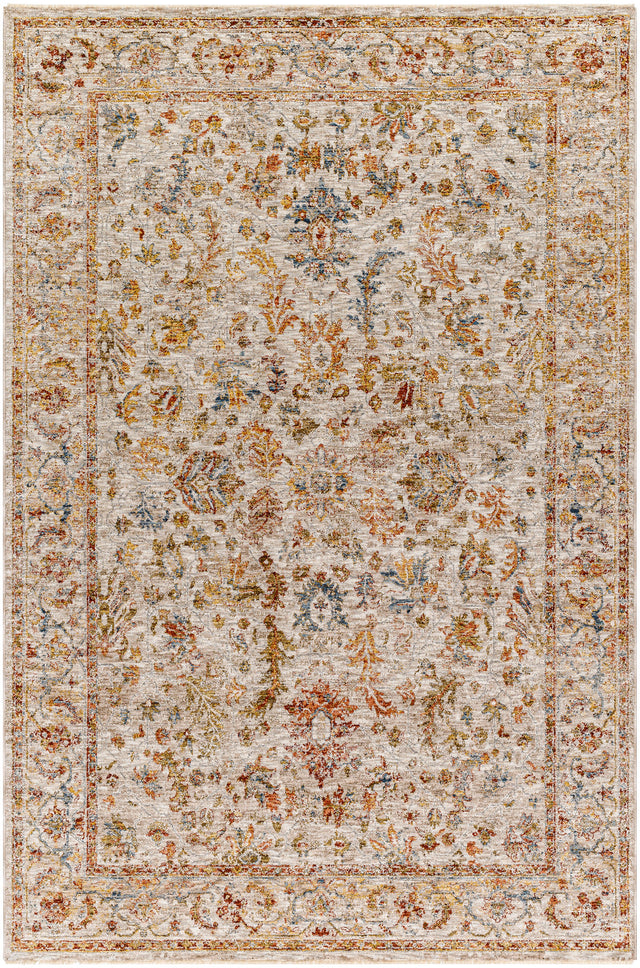 Surya Mona Lisa Mni-2312 Light Sage, Tan, Mustard, Olive, Sage, Rust Rug.