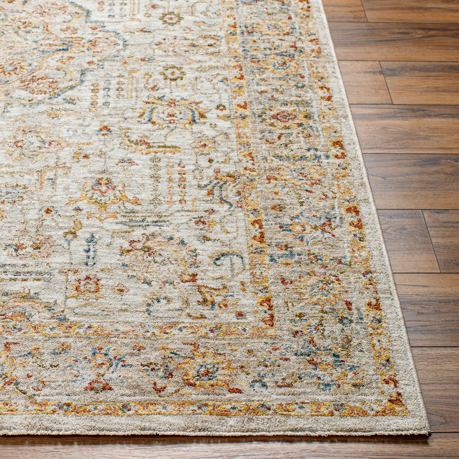 Surya Mona Lisa Mni-2317 Light Sage, Tan, Mustard, Olive, Sage, Rust Rug.