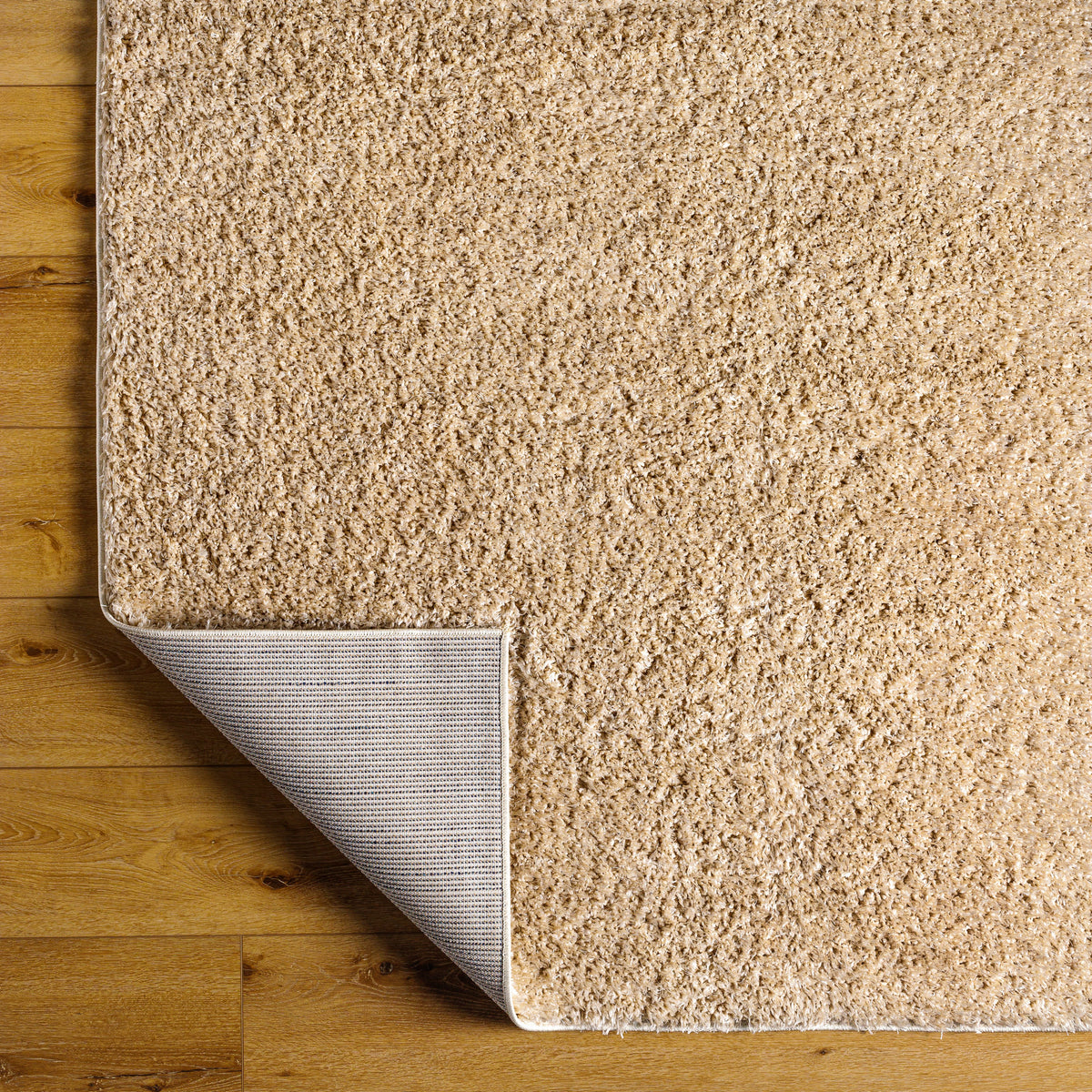 Surya Moda Shag Mog-2308 Pearl, Natural, Desert Tan, Ash Rug.