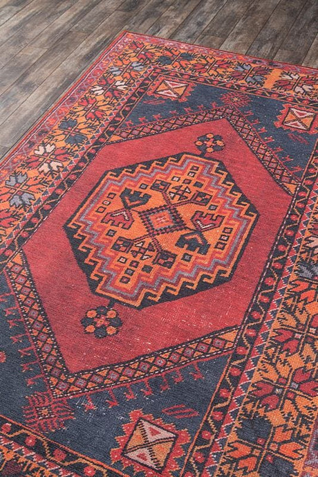 Momeni Afshar Afs16 Red Rugs.