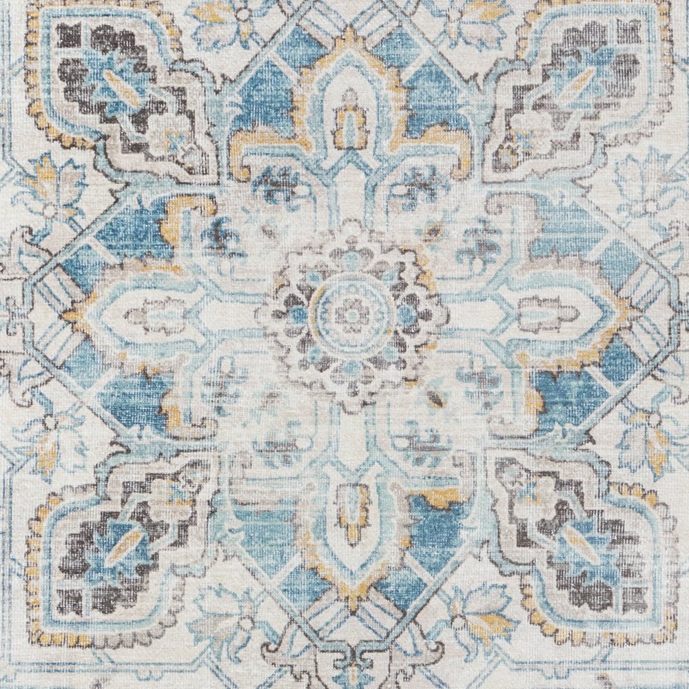 Momeni Afshar Afs32 Light Blue Rugs.