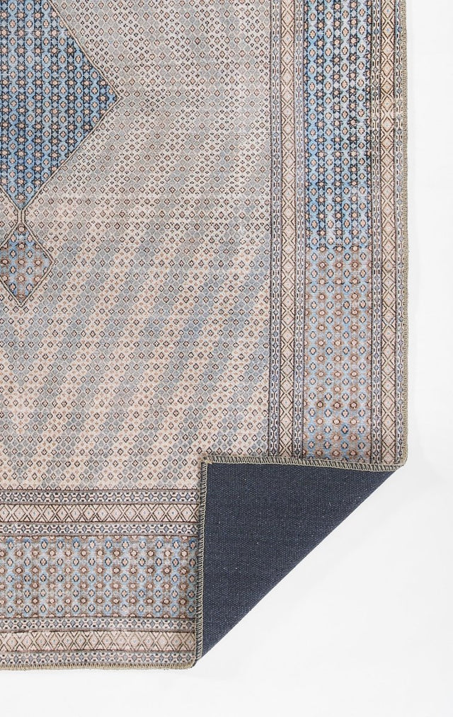 Momeni Afshar Afs34 Blue Rugs.