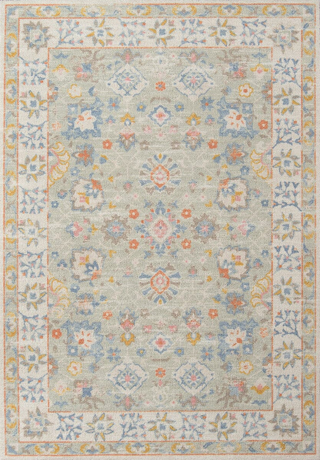 Momeni Anatolia Ana-8 Light Blue Rugs.