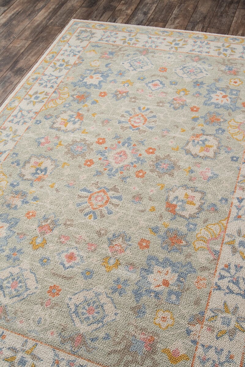 Momeni Anatolia Ana-8 Light Blue Rugs.