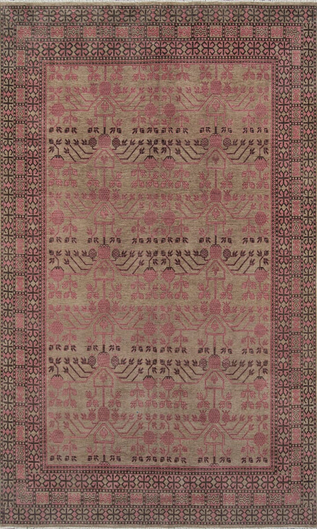 Momeni Banaras Bnr - 5 Pink Rugs - Momeni - banarbnr - 5pnk2030