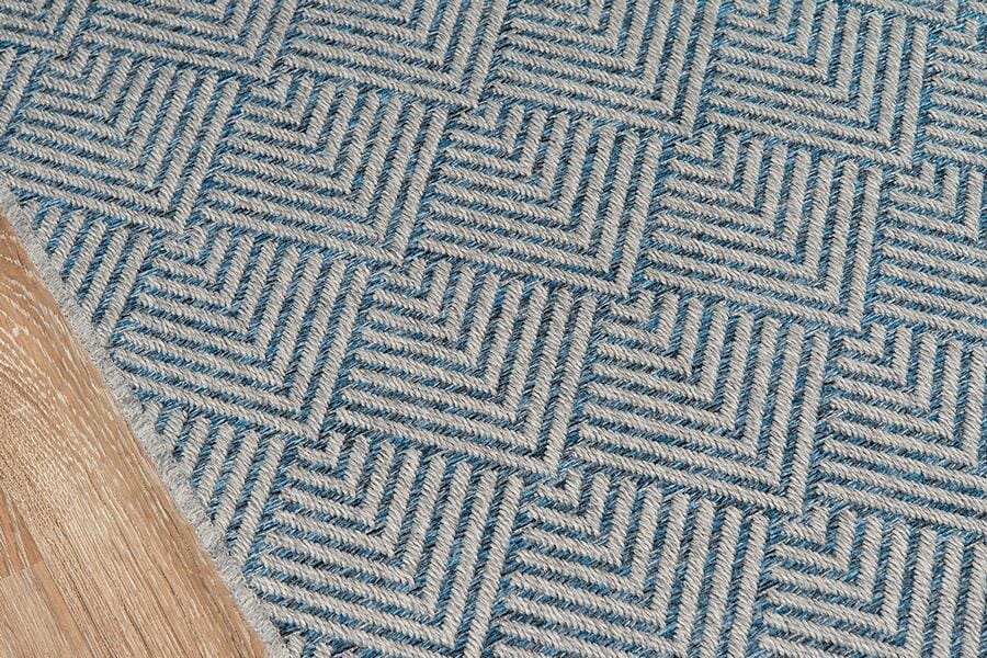 Momeni Como Com - 3 Blue Rugs - Momeni - como0com - 3blu2030