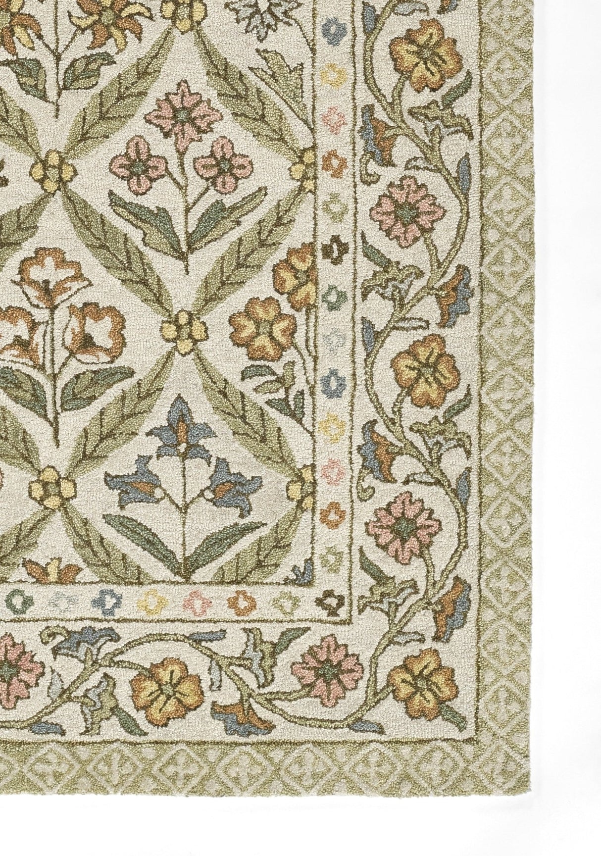 Momeni Cotswold Cot - 1 Green Rug - Momeni - cotswcot - 1grn2030