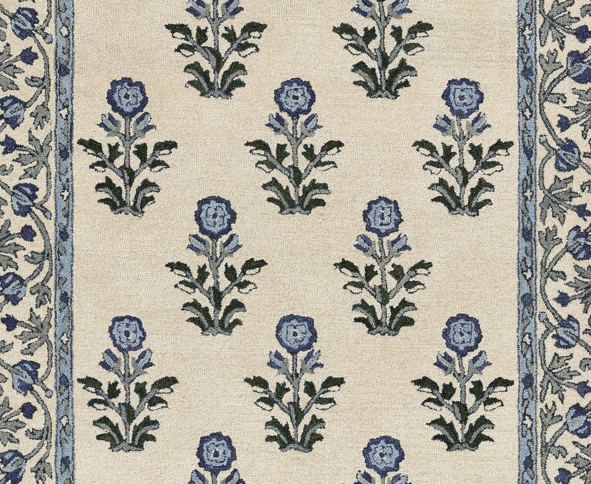 Momeni Cotswold Cot - 2 Blue Rug - Momeni - cotswcot - 2blu2030