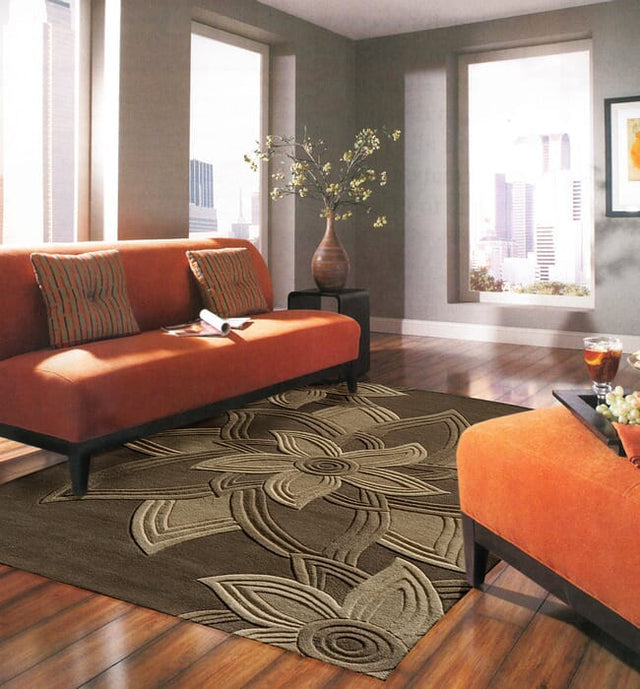 Momeni Delhi dl - 40 Mocha Rugs - Momeni - delhidl - 40moc3656