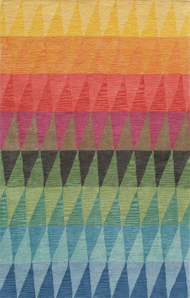 Momeni Delhi Dl - 59 Multi Red Rugs - Momeni - delhidl - 59mrd3656