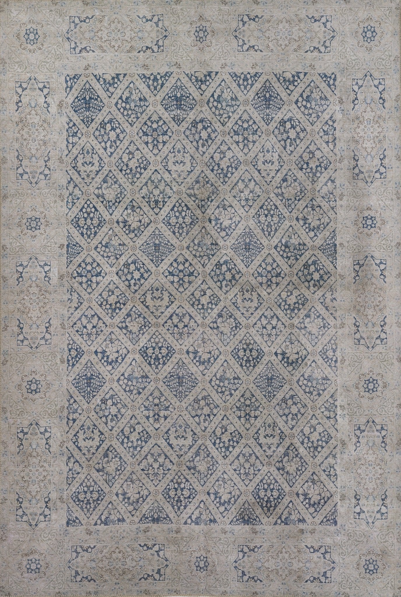 Momeni Erin Gates Dorset Dor - 3 Blue Rug - Momeni - dorsedor - 3blu2030