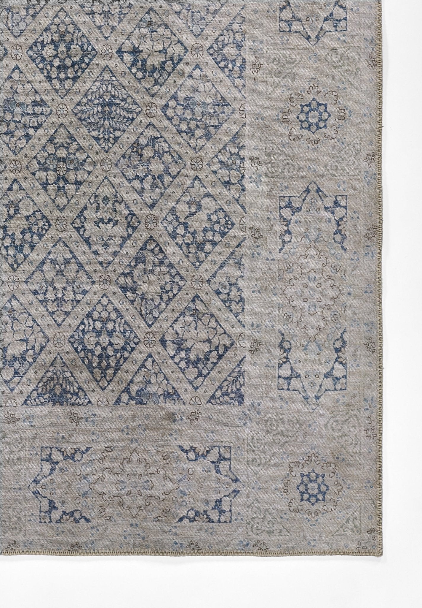Momeni Erin Gates Dorset Dor - 3 Blue Rug - Momeni - dorsedor - 3blu2376