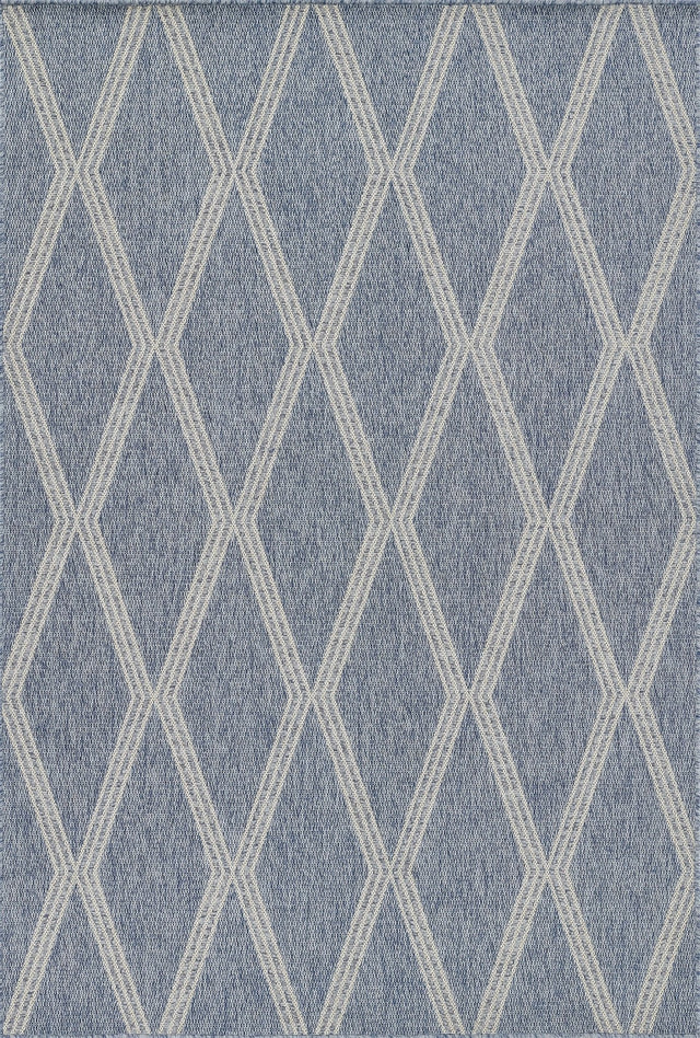 Momeni Hampton Ham - 5 Blue Rug - Momeni - hampoham - 5blu2030