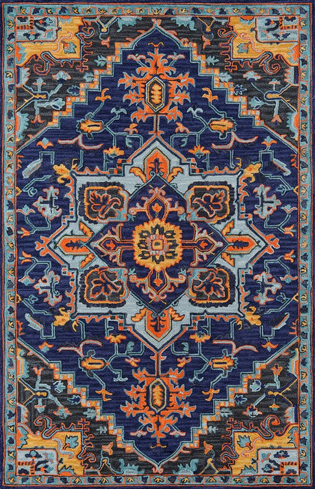 Momeni Ibiza Ibi - 2 Navy Rugs - Momeni - ibizaibi - 2nvy2030