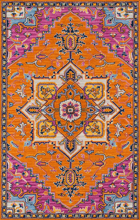 Momeni Ibiza Ibi - 2 Orange Rugs - Momeni - ibizaibi - 2org2030