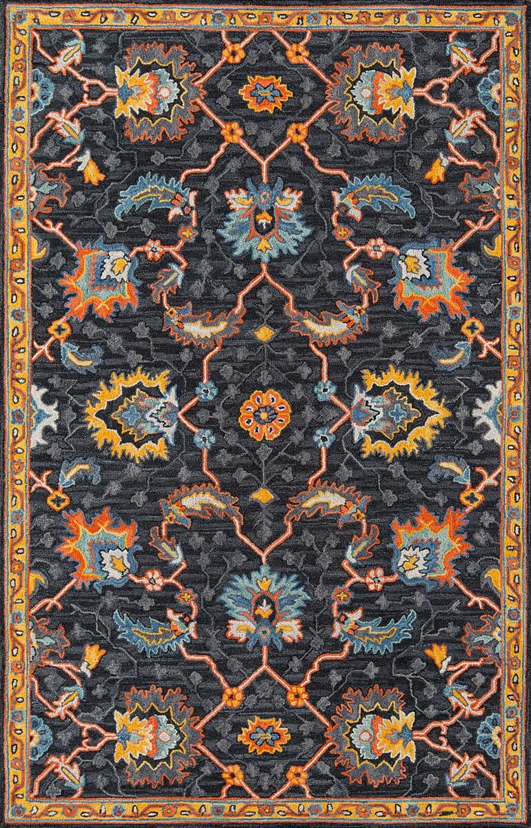 Momeni Ibiza Ibi - 3 Charcoal Rugs - Momeni - ibizaibi - 3chr2030