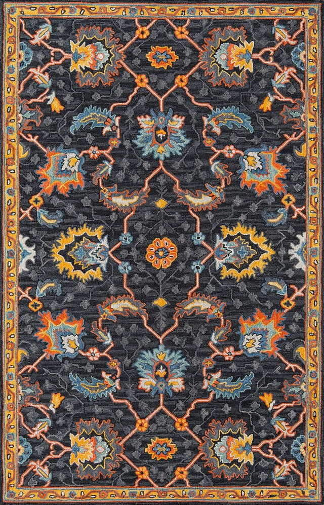 Momeni Ibiza Ibi - 3 Charcoal Rugs - Momeni - ibizaibi - 3chr2030