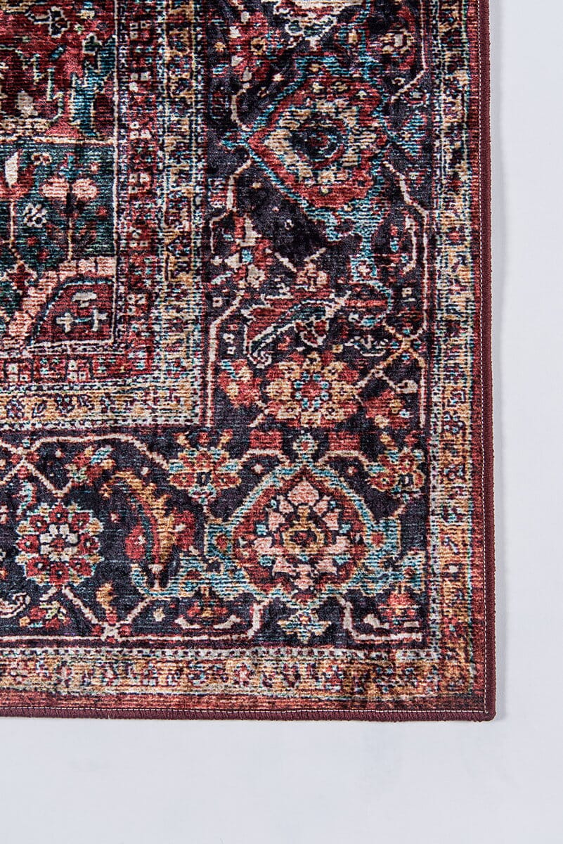 Momeni Karachi Kar - 4 Burgundy Rugs - Momeni - karackar - 4bur2030